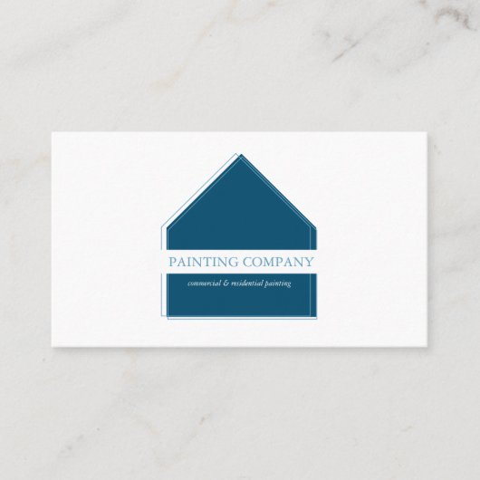 Moderne minimale schilder visitekaartje (Voorkant)