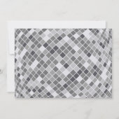 Moderne Minimale Script Disco Bal Oude Geld Huweli Save The Date (Achterkant)