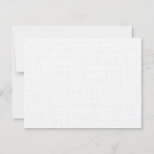 Moderne Minimale scriptverbinding voor reservering Kaart (Achterkant)