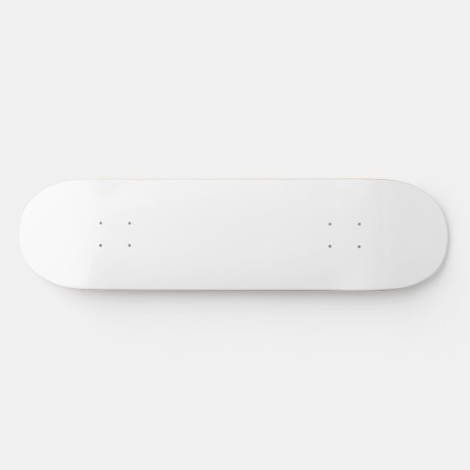 Moderne, minimale, stevige witte kleur skateboard (Horizontaal)