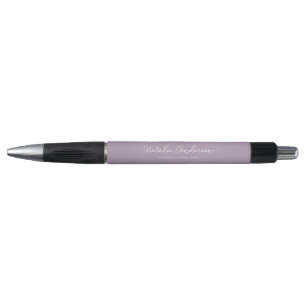 Moderne Minimale Typografie Casual Script Plum Pen