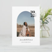 Moderne minimale uitnodiging tot het indienen van (Staand voorkant)