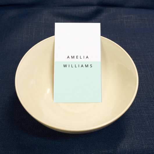 Moderne minimale Visitekaartje van de steenkoolmin