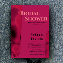 Moderne, minimale Viva Magenta Vrijgezellenfeest