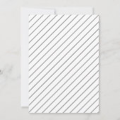 Moderne Minimale Volwassene Veertig 40e Verjaardag Kaart (Achterkant)