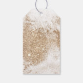 Moderne minimale Waterverf Oyster Beach bruiloft Cadeaulabel (Achterkant)