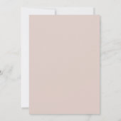 MODERNE MINIMALE WITTE ROZE CONFERENTIE EVENEMENT KAART (Achterkant)