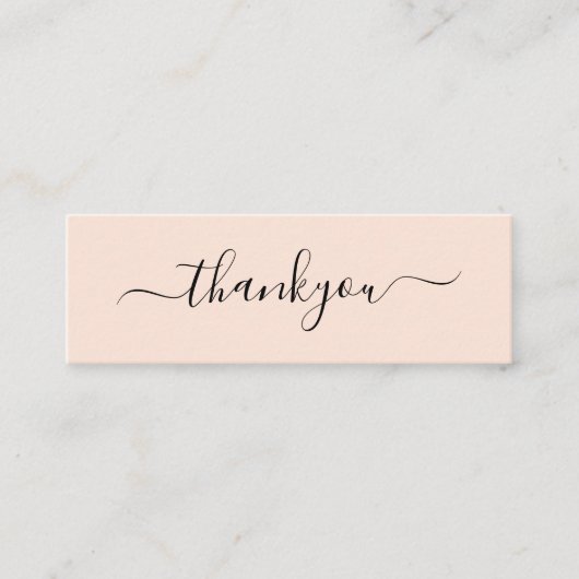 Moderne minimale zakelijke dank voor het invoegen  contactkaartje (Voorkant)