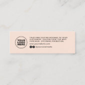 Moderne minimale zakelijke dank voor het invoegen  contactkaartje (Achterkant)