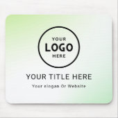 Moderne minimale zakelijke Logo Muismat (Voorkant)