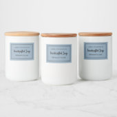 Moderne minimale zeepbar productetiket voedselcontainer etiket (Flessen)