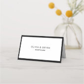 Moderne, minimale zwarte achtergrond (Achterkant)