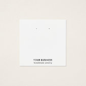 Moderne, minimale zwarte witte juwelen Kaart (Voorkant)