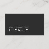 Moderne minimale zwarte witte Kaart met mooie logo (Voorkant)