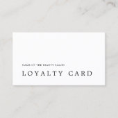 Moderne minimale zwarte witte Kaart met mooie logo (Voorkant)