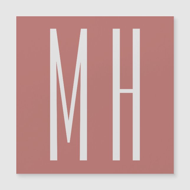 Moderne minimaliserende monogram Professional Plai (Voorkant)