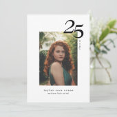 Moderne minimalist 2023 | Foto-Afstuderen Kaart (Staand voorkant)