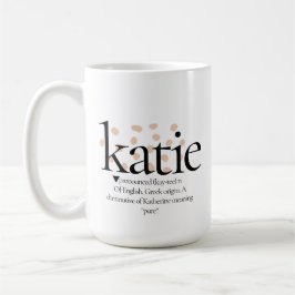 Moderne minimalist Definieer Katie 15oz Koffie Mok
