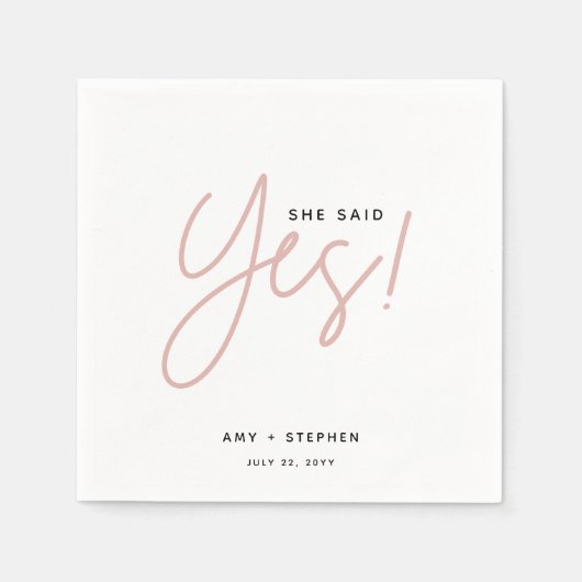 Moderne minimalist: ja, partij servet (Voorkant)