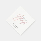 Moderne minimalist: ja, partij servet (Hoek)