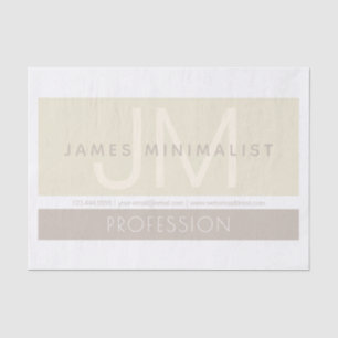 Moderne Minimalist Taupe aardetinten Tissuepapier