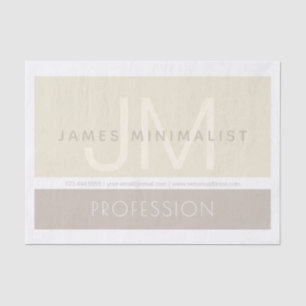 Moderne minimalist Taupe Earth-tones Tissuepapier