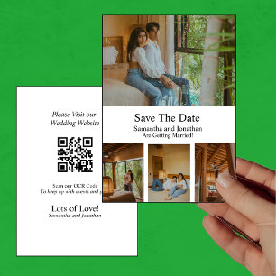 Moderne minimaliste 4 Photo Enregistrer la carte D