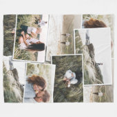 Moderne minimaliste 5 photo élégante couverture en (Devant (Horizontal))