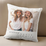 Moderne minimaliste Best Friends BFF Photo<br><div class="desc">Design is composed of fun and playful typographiy with sans serif and serif font. Add a custom photo.</div>