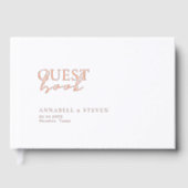 Moderne, minimaliste, blanc, Mariage (Recto)