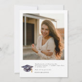 Moderne minimaliste Carte de remerciements d'obten (Dos)