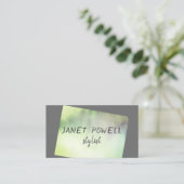 moderne minimaliste carte de visite modèle (Debout devant)