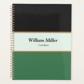 Moderne minimaliste Grandes vertes noires (Devant)