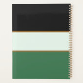 Moderne minimaliste Grandes vertes noires (Dos)