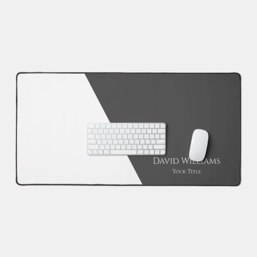 Moderne minimaliste gris blanc simple (Clavier et souris)
