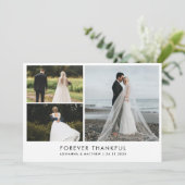 Moderne minimaliste Mariage pour toujours merci (Debout devant)