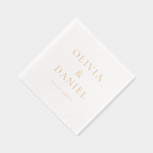 Moderne minimaliste Mariage simple (Droite)