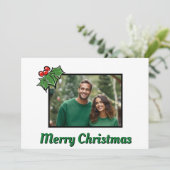 Moderne minimaliste Noël Holly modèle photo (Debout devant)