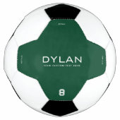 Moderne minimaliste Nom personnalisé Jersey Numéro (Devant)