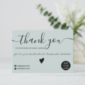 Moderne minimaliste ordre vert sage merci (Debout devant)