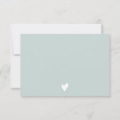 Moderne minimaliste ordre vert sage merci (Dos)