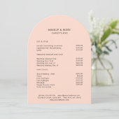 Moderne, Minimaliste, Pêche, Carte de Tarif de Sal (Debout devant)