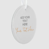 Moderne minimaliste Plaque personnalisée Ajouter u (devant)