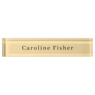 Moderne minimaliste Plaque Simple Beige