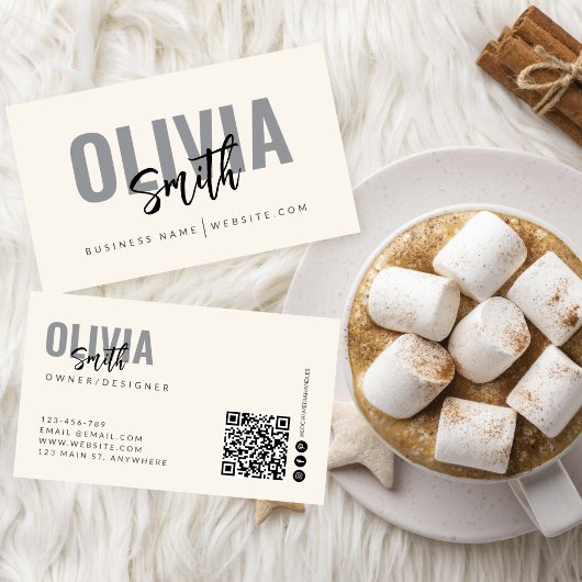 Moderne minimaliste professionnel Carte de visite 