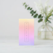 Moderne minimaliste Rainbow Pastel - Rendez-vous (Debout devant)