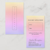 Moderne minimaliste Rainbow Pastel - Rendez-vous (Devant / Derrière)
