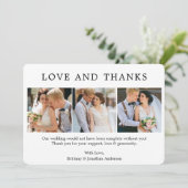 Moderne minimaliste simple amour Merci 3 photo (Debout devant)