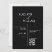 Moderne minimaliste simple Faire-part de mariage n (Devant)