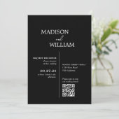 Moderne minimaliste simple Faire-part de mariage n (Debout devant)